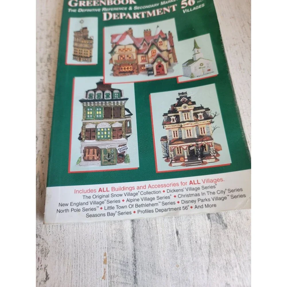 Vintage green book‎ Department 56 2001 guide to book
